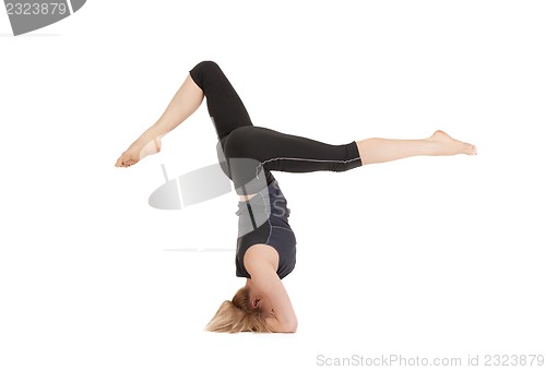 Image of lovely fitness instructor