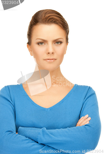 Image of calm and friendly woman