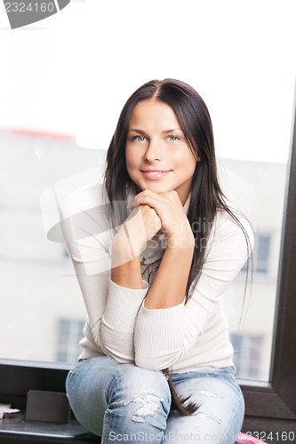Image of happy and smiling woman