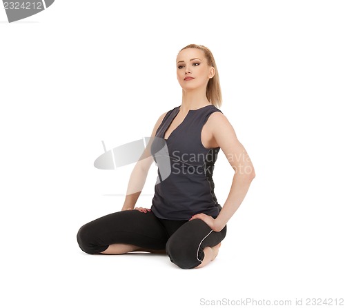 Image of lovely fitness instructor