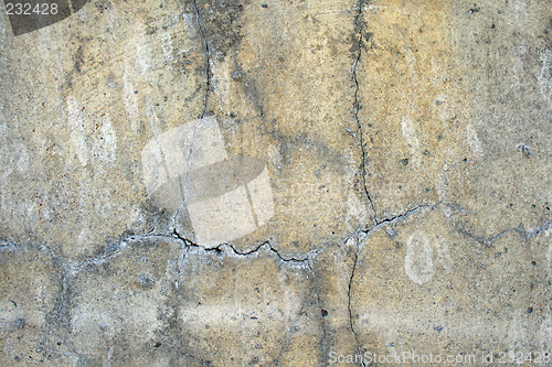 Image of Grunge background: cracked concrete wall