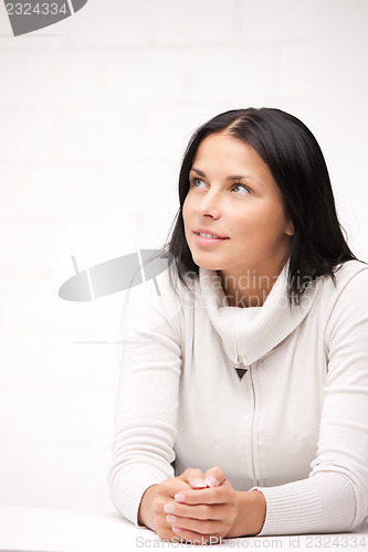 Image of happy and smiling woman