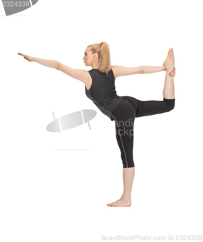 Image of lovely fitness instructor