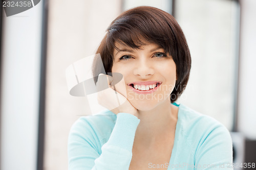 Image of happy and smiling woman