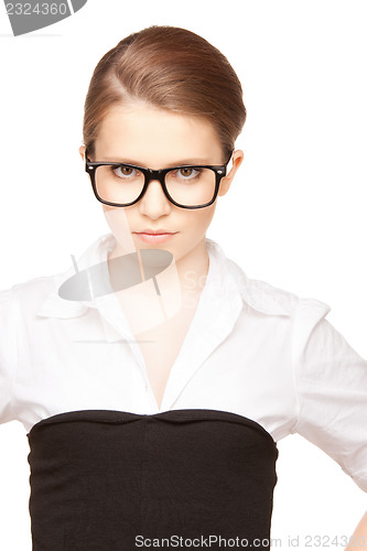 Image of calm and friendly woman