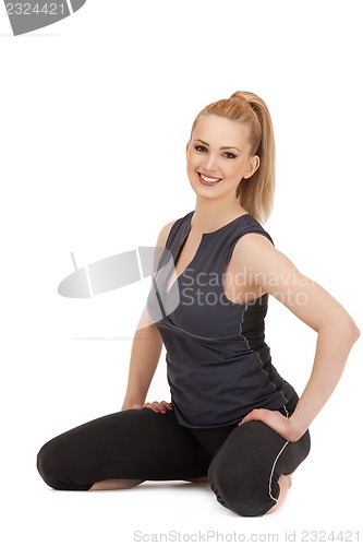 Image of lovely fitness instructor