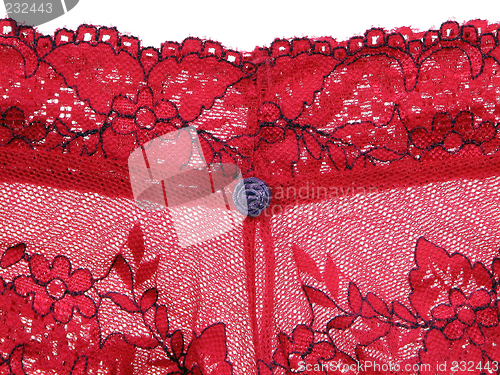 Image of Red lace