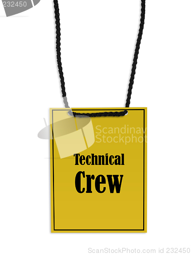 Image of Technical crew stage pass