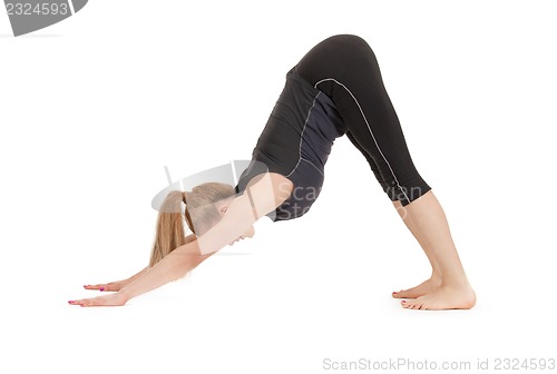 Image of lovely fitness instructor