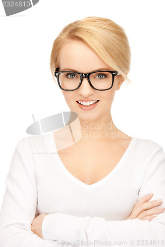Image of calm and friendly woman
