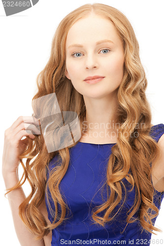 Image of lovely woman in elegant dress