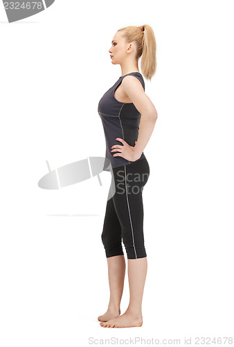 Image of lovely fitness instructor