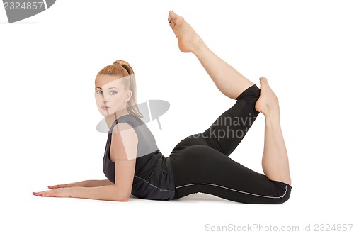 Image of lovely fitness instructor