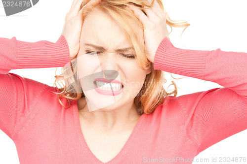 Image of unhappy woman