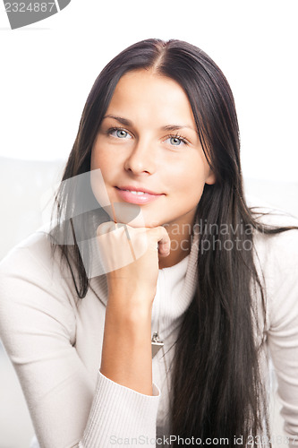 Image of happy and smiling woman