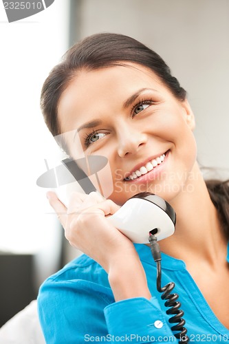 Image of woman with phone