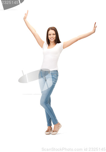 Image of happy and carefree teenage girl