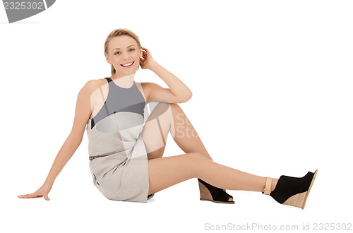 Image of lovely woman in elegant dress