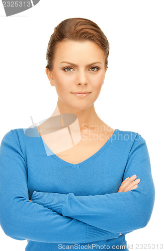 Image of calm and friendly woman