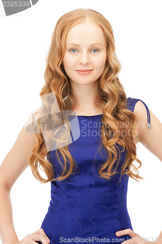 Image of lovely woman in elegant dress