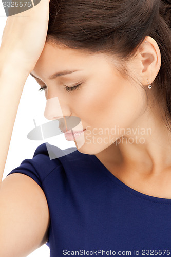 Image of unhappy woman