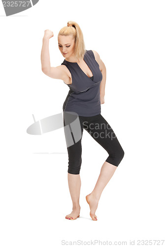 Image of lovely fitness instructor