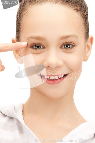 Image of beautiful teenage girl
