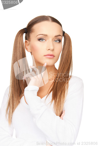 Image of calm and friendly woman