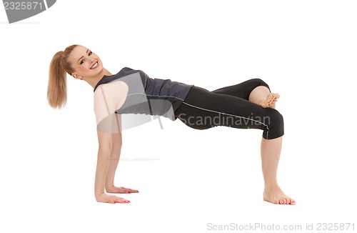 Image of lovely fitness instructor