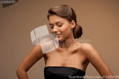 Image of lovely woman in elegant dress