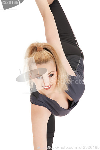 Image of lovely fitness instructor