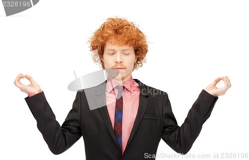 Image of man in meditation