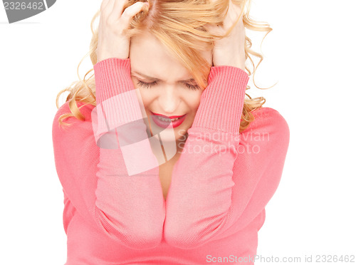 Image of unhappy woman