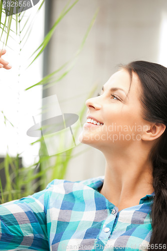Image of happy and smiling woman