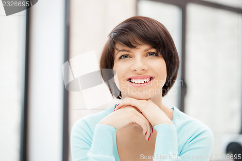 Image of happy and smiling woman