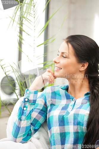 Image of happy and smiling woman