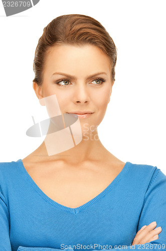 Image of calm and friendly woman