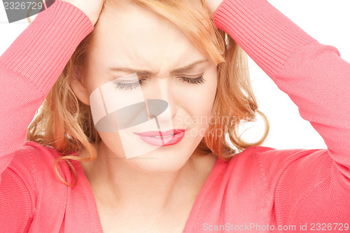 Image of unhappy woman