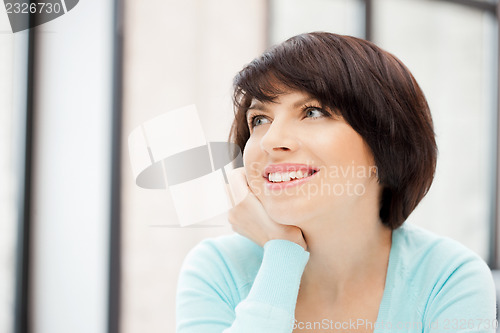 Image of happy and smiling woman