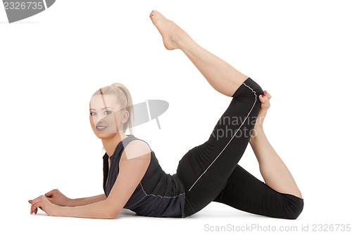 Image of lovely fitness instructor