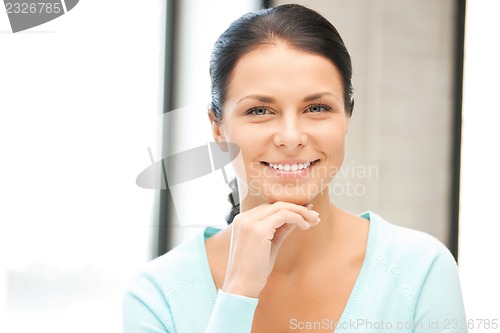 Image of happy and smiling woman