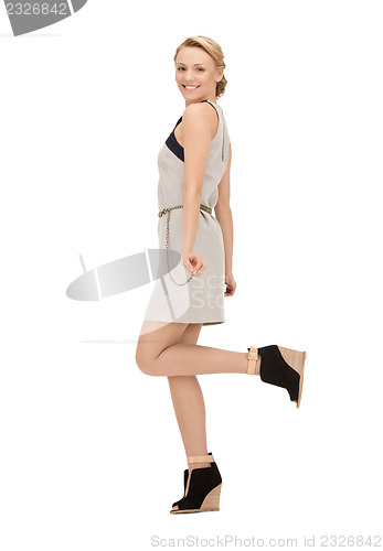 Image of lovely woman in elegant dress