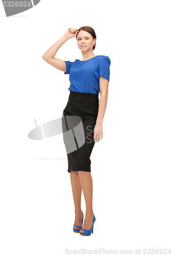 Image of calm and friendly woman