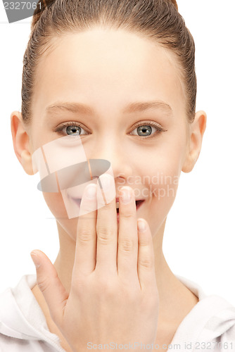 Image of laughing teenage girl