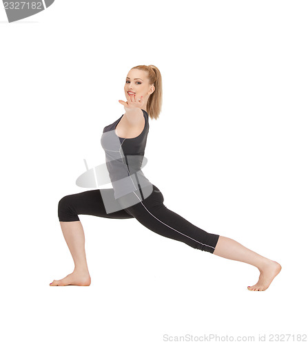 Image of lovely fitness instructor