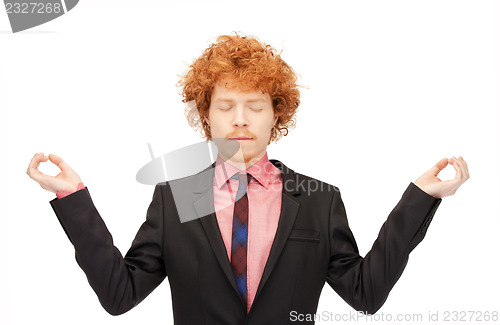 Image of man in meditation