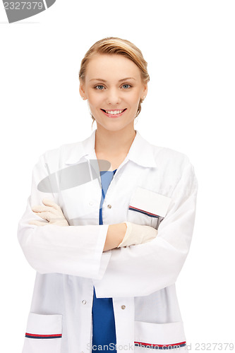 Image of attractive female doctor