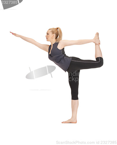 Image of lovely fitness instructor