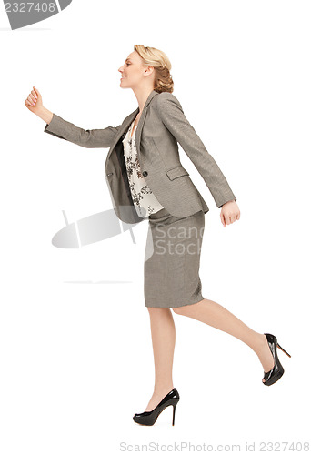 Image of walking woman