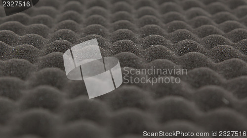 Image of Black bumpy safety material isolated